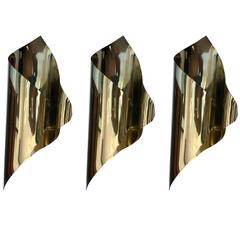 Set of Three French Maison Charles 1960s Wall Lights 2