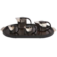 Retro Jean Puiforcat Silver Plated Tea Set