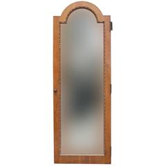 Oak Mirrored Interior or Wardrobe Door, circa 1900 11