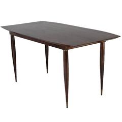 Giuseppe Scapinelli 1950s Dining Table in Jacaranda and veneer top