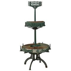 Turn of the Century Cast Iron Plant Stand, circa 1890s
