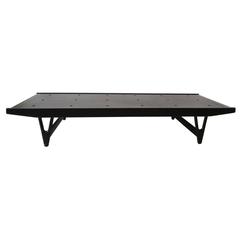 Scandinavian Black Daybed by Gemla Dio Sweden, 1960s.