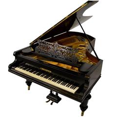 Antique Bechstein Model III Grand Piano, Ebonised Finish