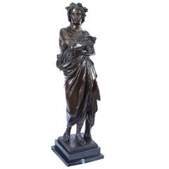 Bronze Sculpture of Roman Emperor on Marble Base 6