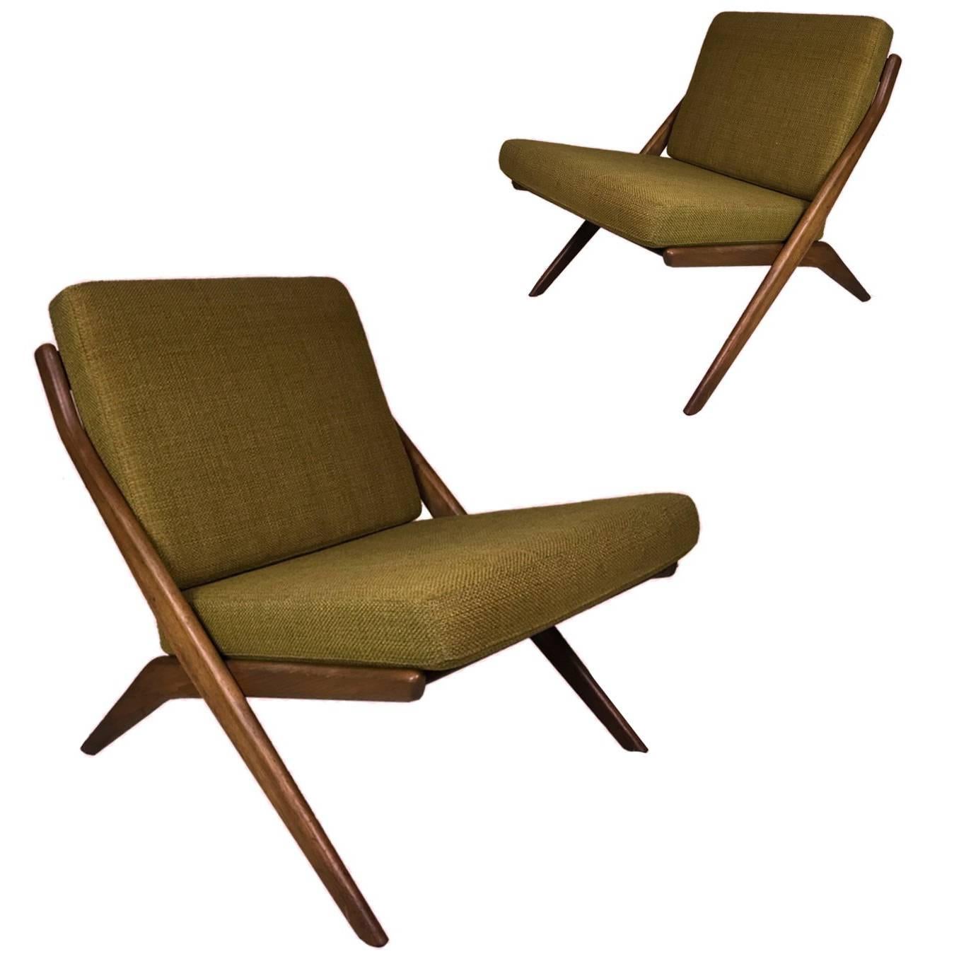 Folke Ohlsson for Dux Scissor Chairs
