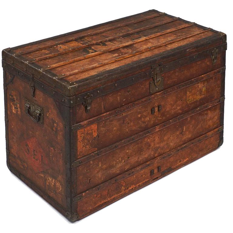 Vintage Louis Vuitton Steamer Trunk (ca. 1885)