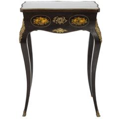 Napoleon III Ebony Sewing Table 8