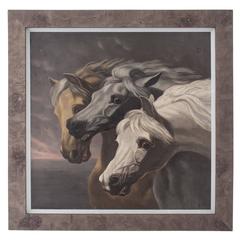 "Pharaoh's Chariot Horses" Oil Painting