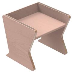Heritage 'Sit' Child Chair by Studiokinder in Blush Pigmented Ash with Copper 10