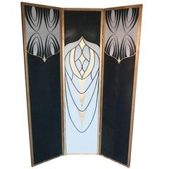 "Feathers" Three-Panel Screen by Londubh Studio 4