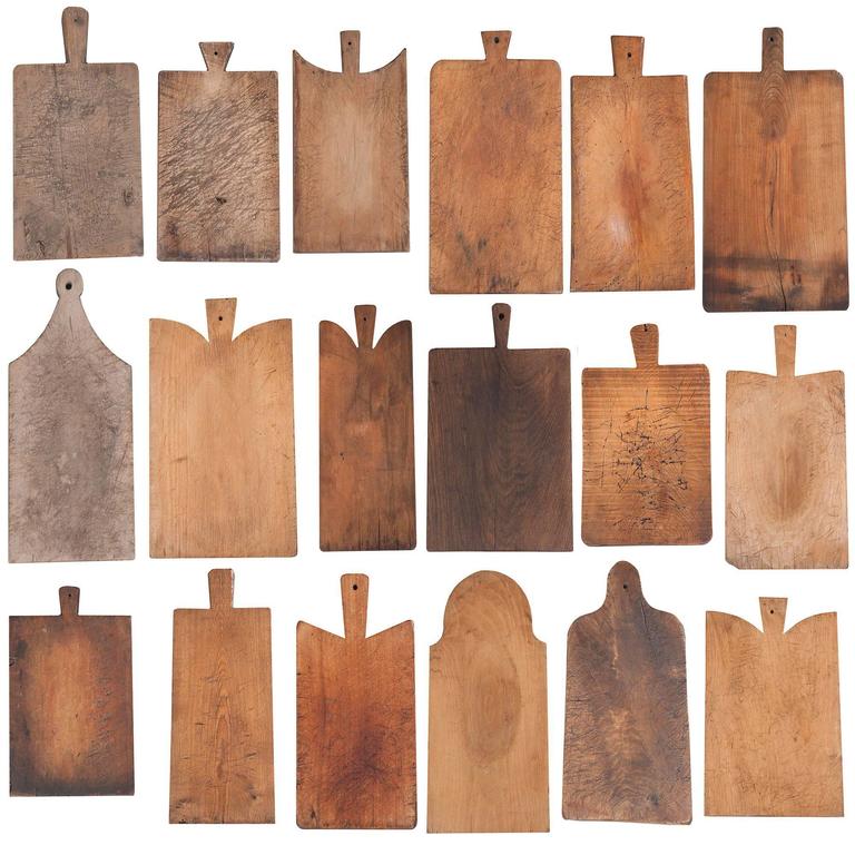Assortment of 19th Century French Bread Boards