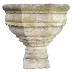 Vernon Stone Stoup Serves as a Basin, 14th Century