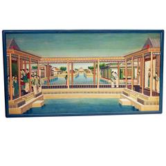 Chinese Framed Painting on Paper Mounted on Framed Panel, circa 1900 4