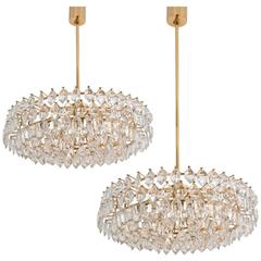 Pair of Elegant Chandeliers by Bakalowits and Sohne, Vienna, 1960 9
