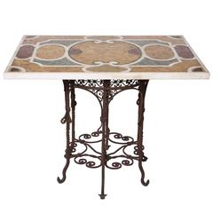 Antica Roma Marble Intarsia Table