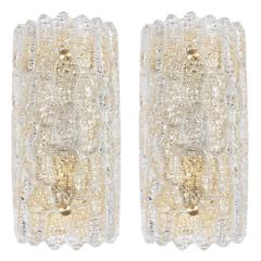 Pair of Carl Fagerlund for Orrefors Sconces, 4 Pairs Available 11