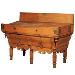 Belgian 19th Century Butcher Block Table 11