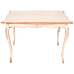 French Rococo Table, Original Color, circa 1750, France Antique French Rococo Table, Original Color, circa 1750, France