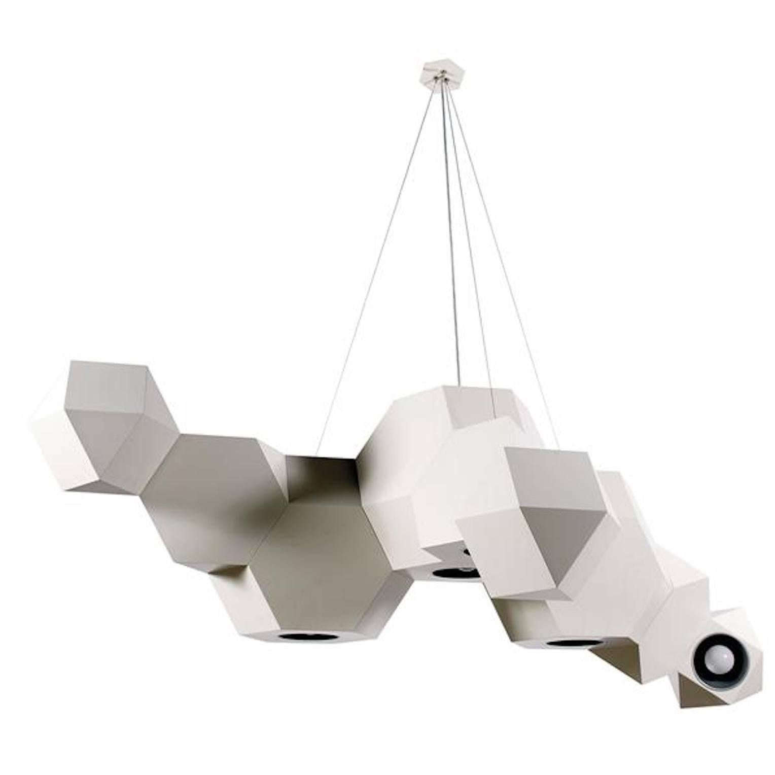 Fendi Casa Red Chandelier, Vittorio Rigattieri Original Prototype, 2005