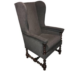 19th Century Upholstered Side Chair, France