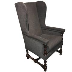 19th Century Upholstered Side Chair, France 6