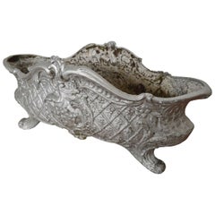 19th Century Oval French Cast Iron Planter