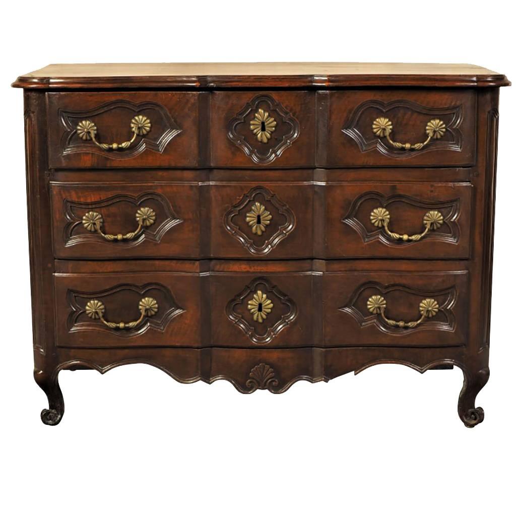 18th Century French Commode with Panelled Front