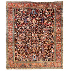 Fantastic Antique Persian Heriz Rug - ca 1890 - Excellent Condition