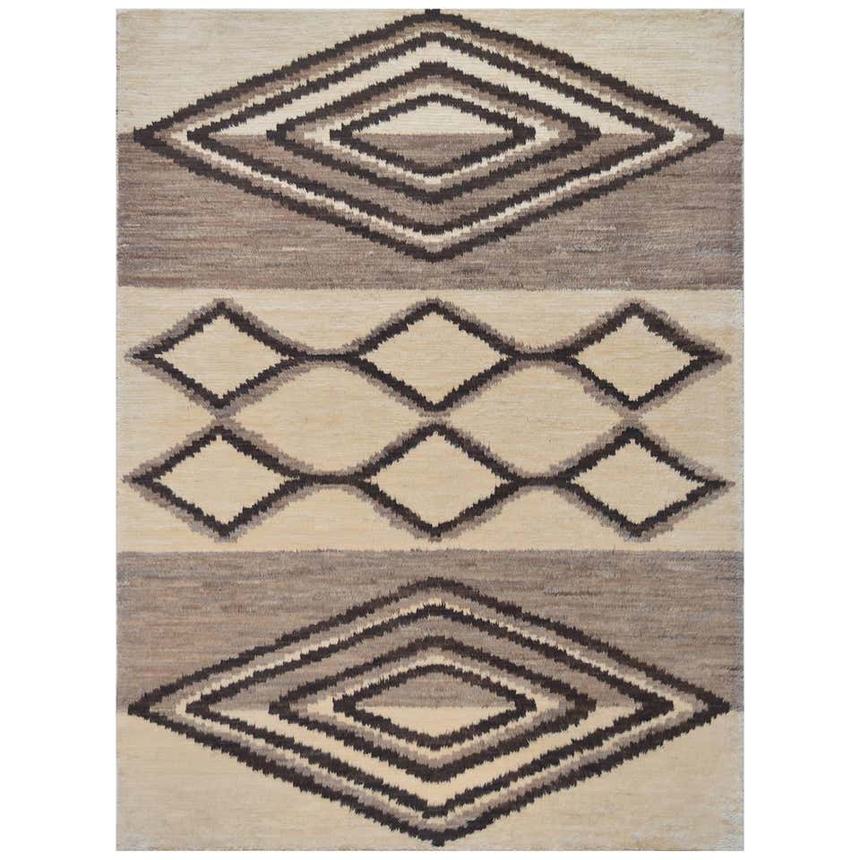 African Collection Deco Rug at 1stDibs