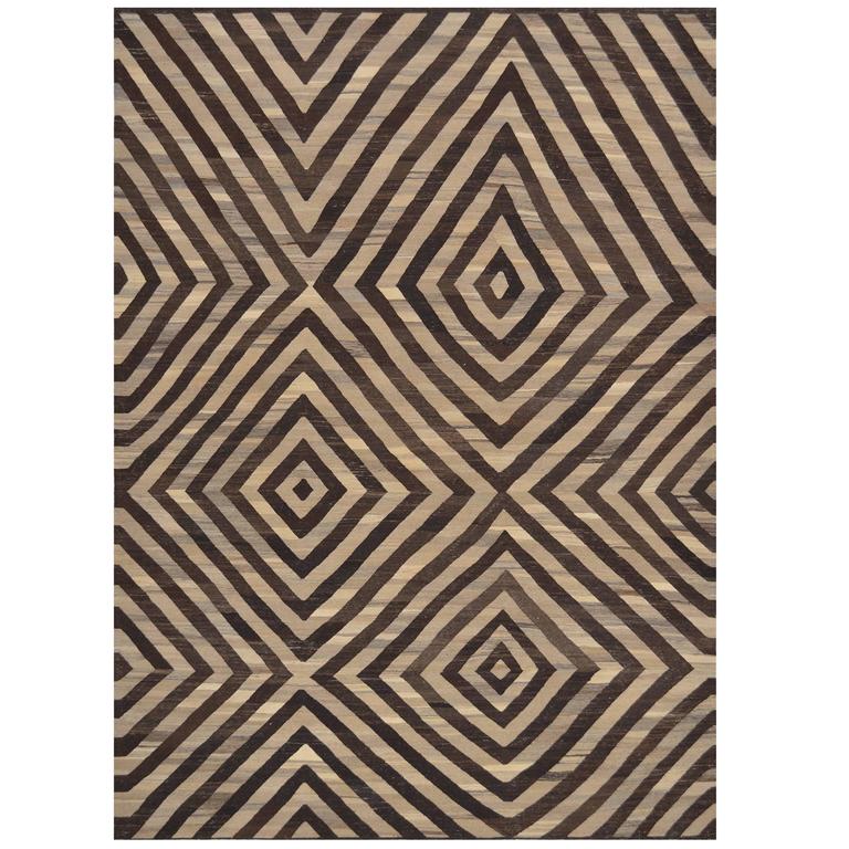 African Collection FlatWeave Rug For Sale at 1stdibs