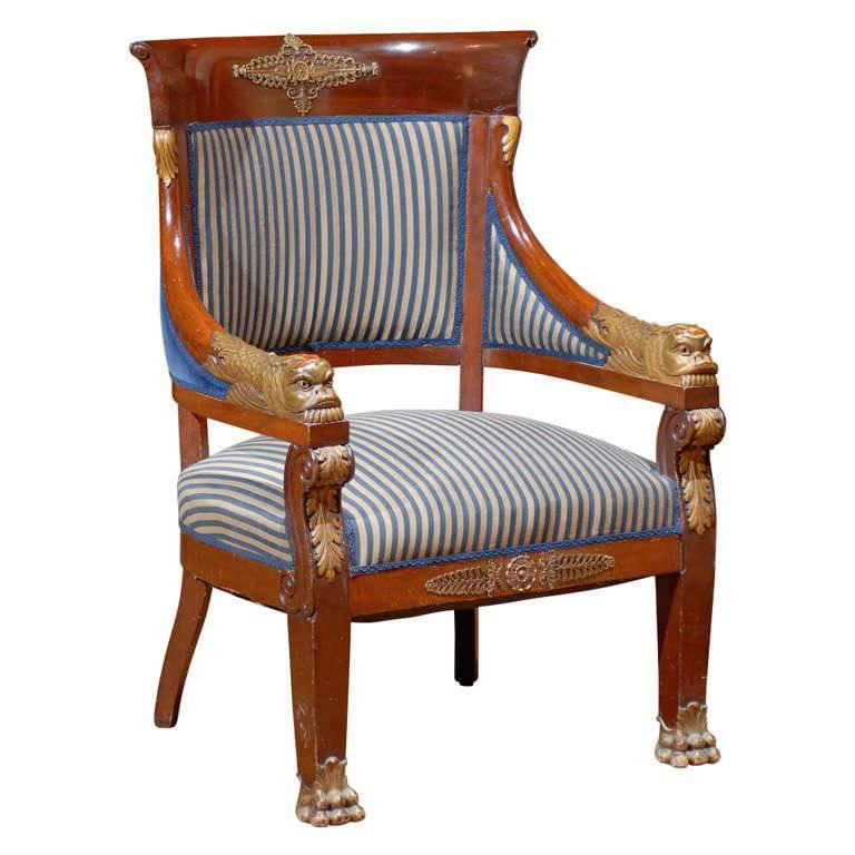 Period Empire Chair For Sale