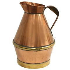 French Copper Pitcher 8