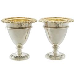 Antique Pair of Sterling Silver Egg Cups by Paul Storr