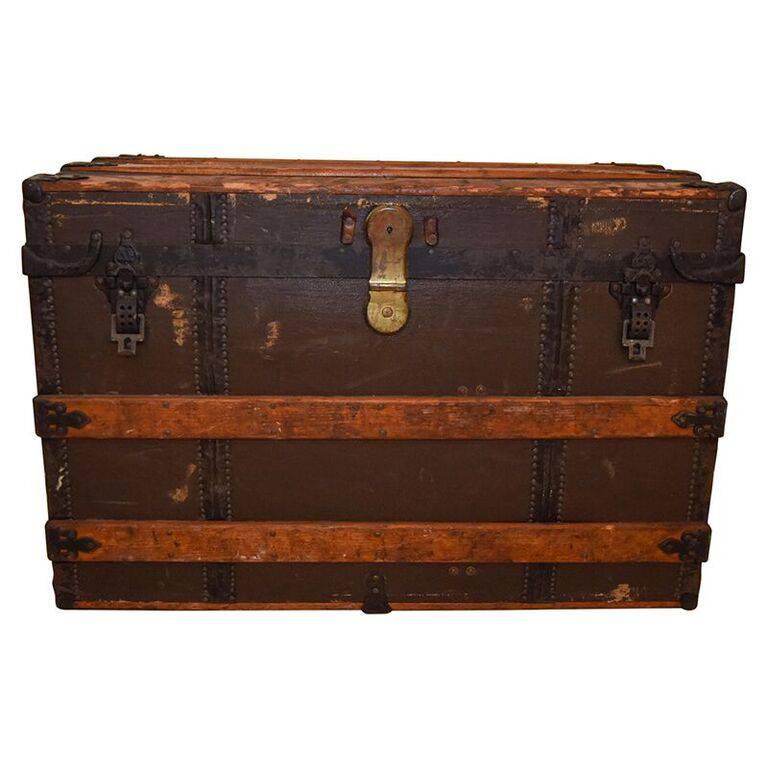 Initialled Crouch & Fitzgerald Trunk, circa 1890