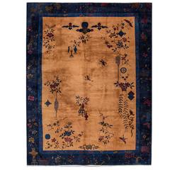 Captivating Superb Antique Chinese Art Deco Rug Captivating Superb Antique Chinese Art Deco Rug