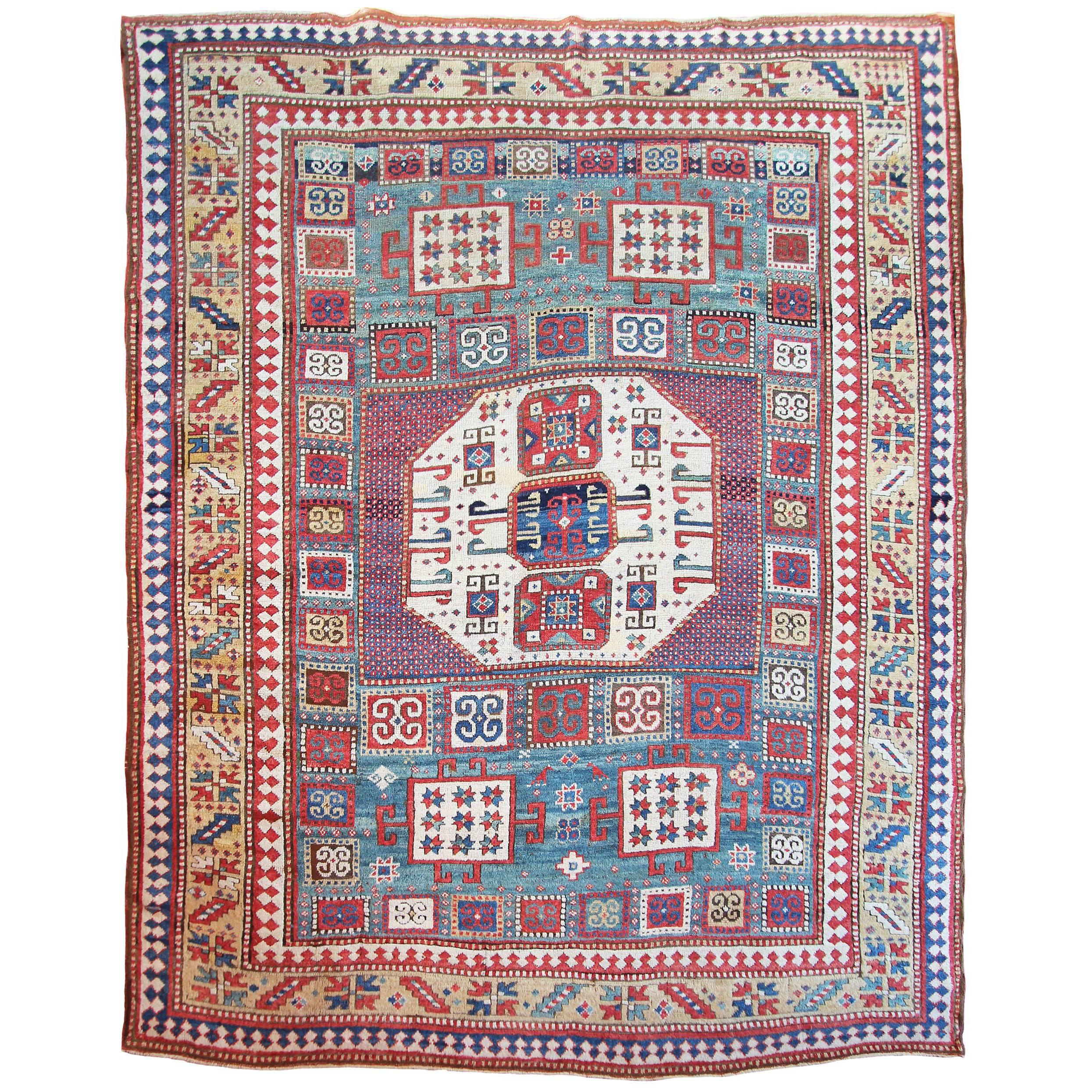 Antique Karachov Kazak Rug