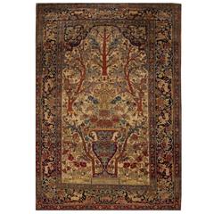 19th Century Ispahan Iranian Carpet