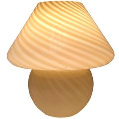 Vetri Murano Small Mushroom Lamp, Italy, circa 1970