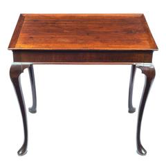 Small Mid-18th Century Queen Anne Tray Top Table in Mahogany, George II Period 11