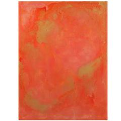 AN4 Coral, Orange and Gold Abstract Resin Painting 1