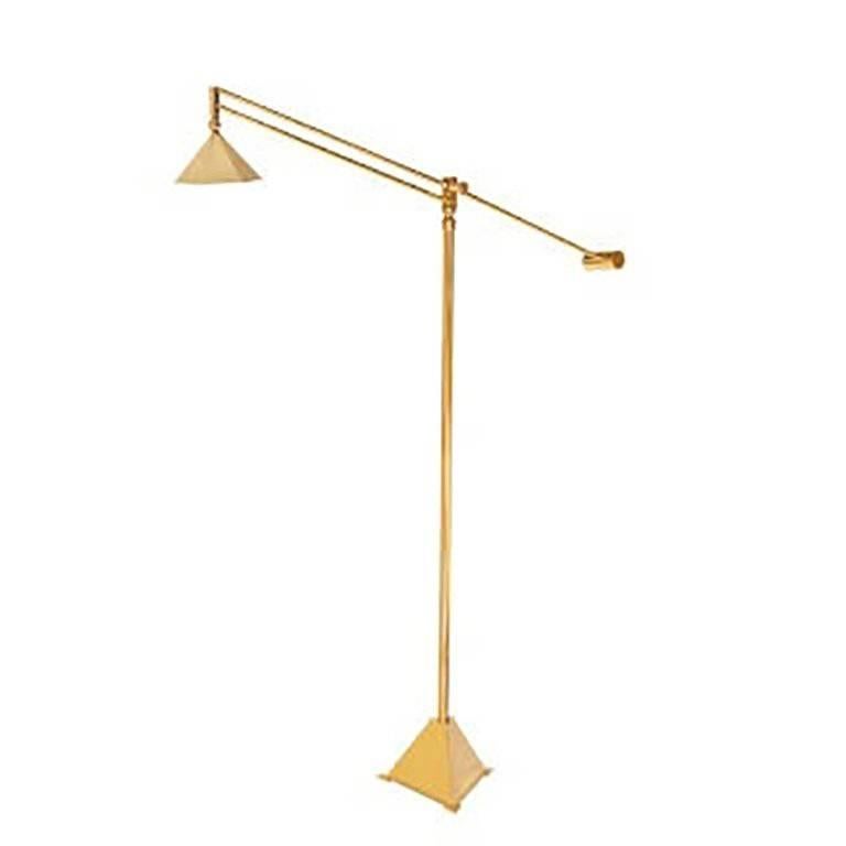 Bronze Adjustable Architect Floor Lamp by William Lipton Lighting, France For Sale