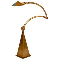 Bronze Adjustable Gazelle Table Lamp by William Lipton Lighting, France