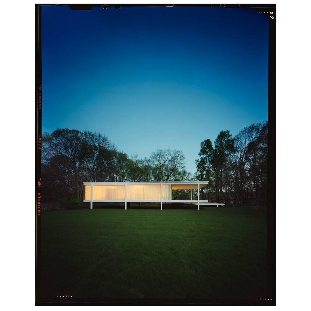 Francois Dischinger, Mies van der Rohe Farnsworth House, Dusk