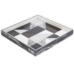 Edie Parker Home Square Tray Geo 3 in Wonderstone