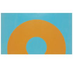Large Minimalist Hightech Enamel Painting on Aluminium Pointilist by J.Goodwill 6