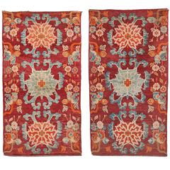 Pair of Tibetan Wool Rugs, circa 1930