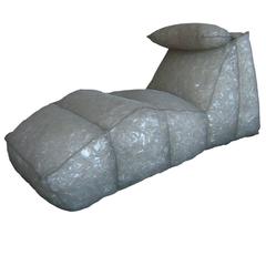 Stardust Steel Mesh Chaise Longue by Mario Bellini/ Meritalia 21st Century Italy 9