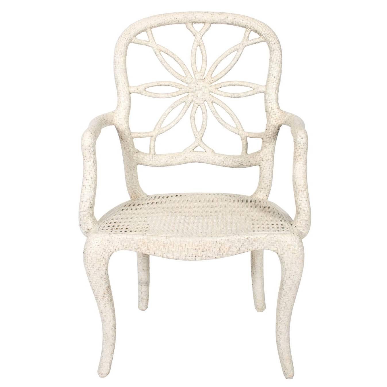 Wicker Sunburst Chair