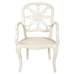 Wicker Sunburst Chair