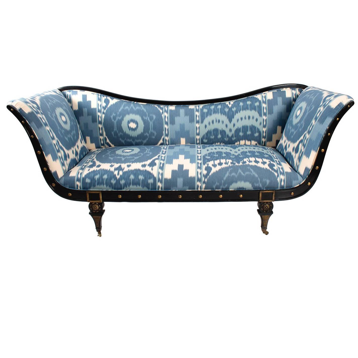 Hollywood Regency Style Sofa For Sale